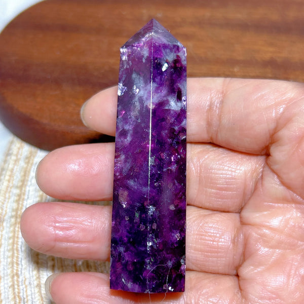 Purple Lepidolite Point-ToShay.org
