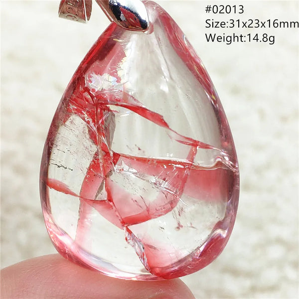 Red Limonite Quartz Pendant-ToShay.org