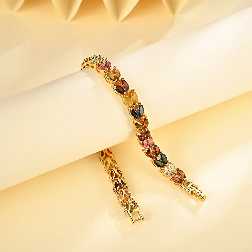 Mixed Tourmaline Bracelet-ToShay.org