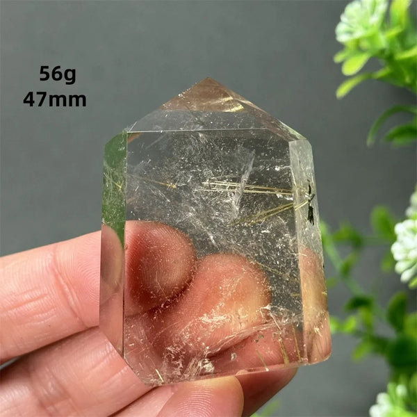 Gold Red Hair Crystal Point-ToShay.org