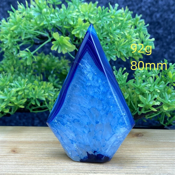 Blue Agate Torch-ToShay.org