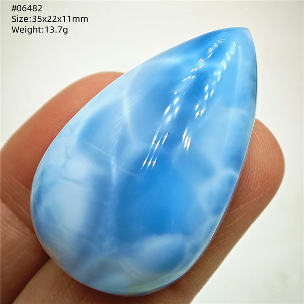 Blue Larimar Pendant-ToShay.org