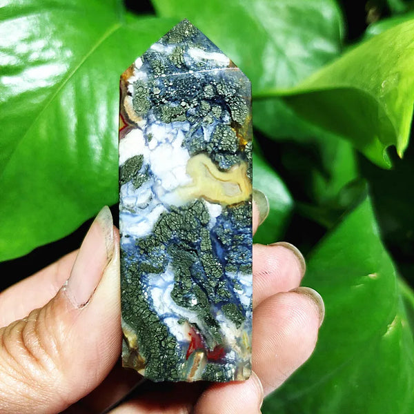 Green Agate Wand Point-ToShay.org