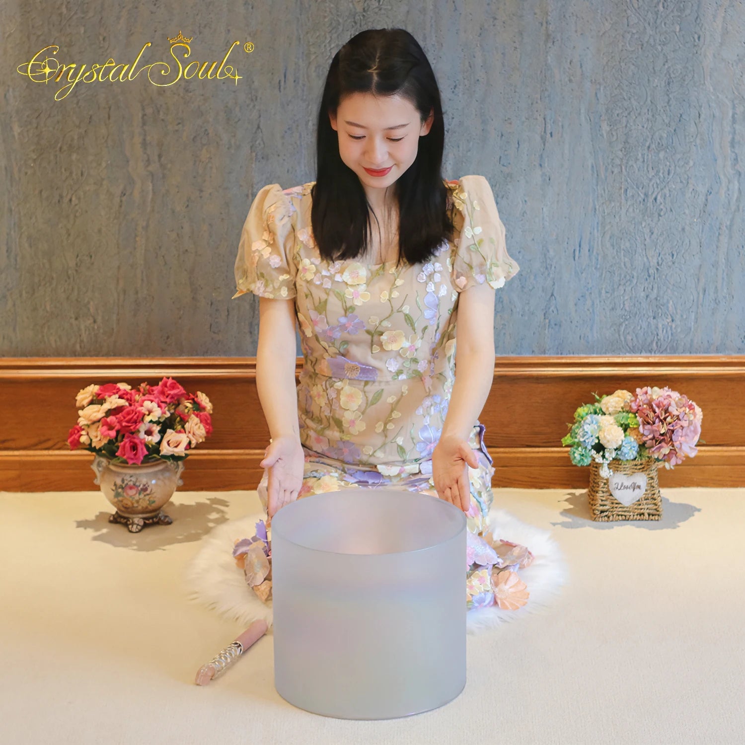 Crystal Soul 2026 New Design Misty Aurora Alchemy Crystal Singing Bowl Support Customized Perfect Pitch Source Manufacturer-ToShay.org