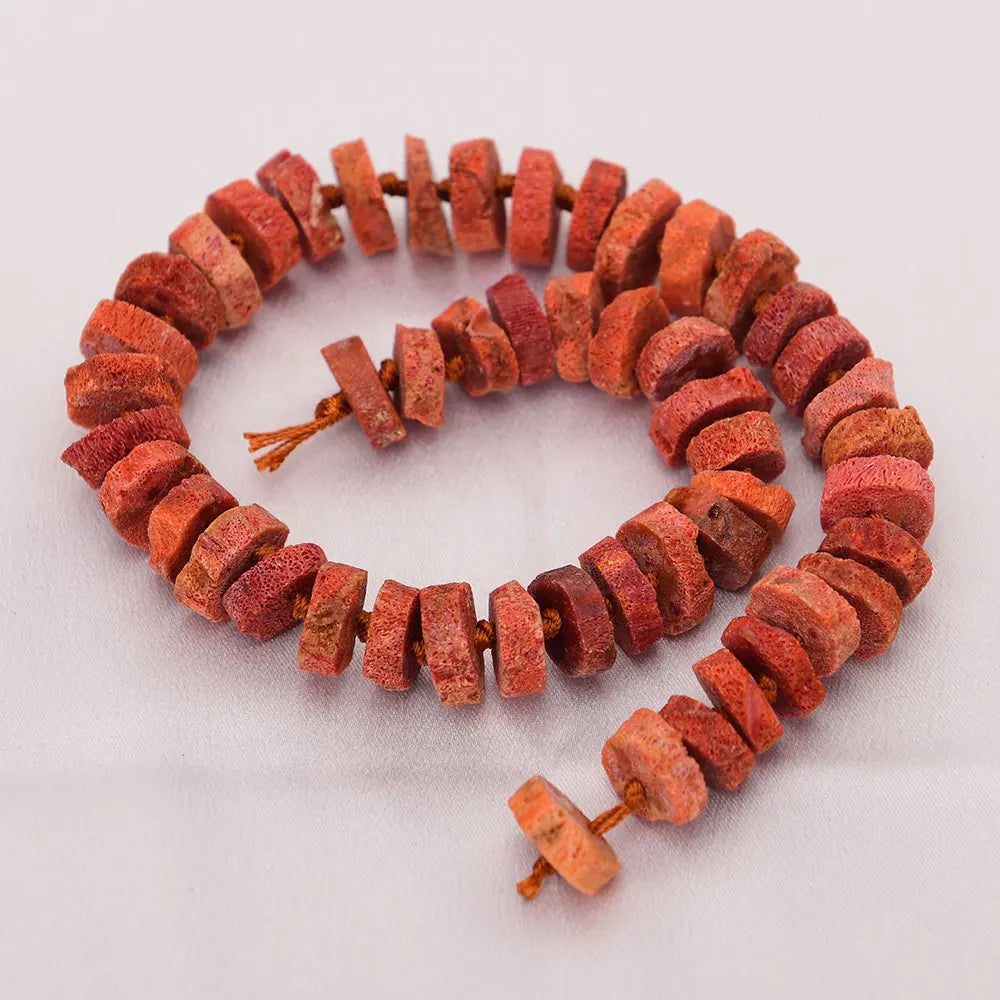 Red Orange Coral Beads-ToShay.org