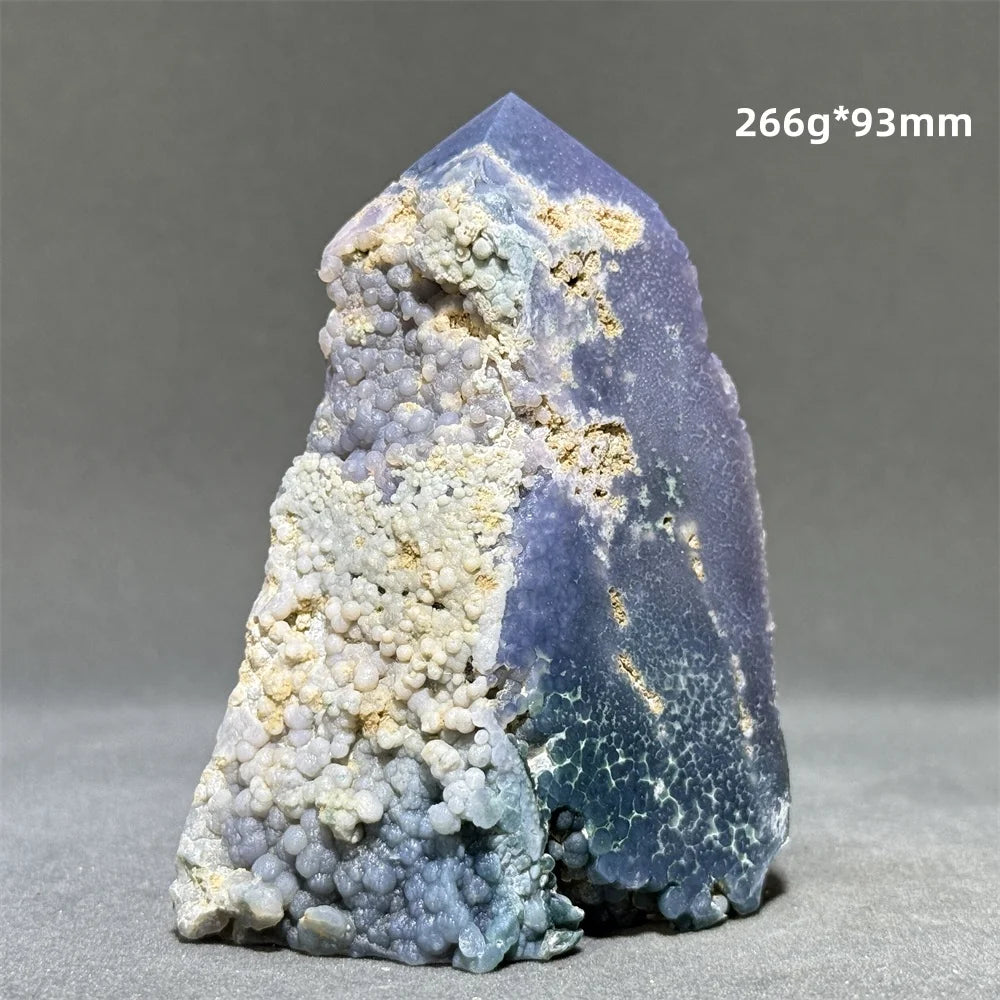 Purple Grape Agate Quartz Tower-ToShay.org