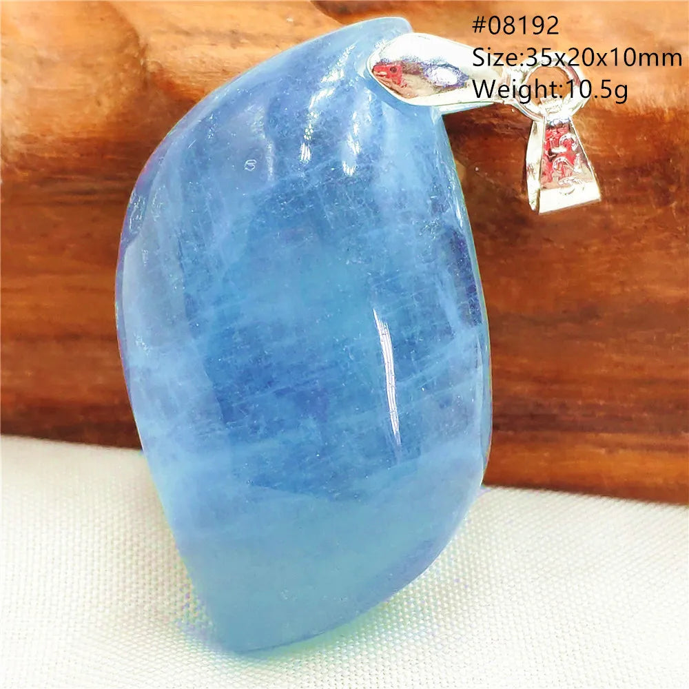 Blue Aquamarine Pendant-ToShay.org