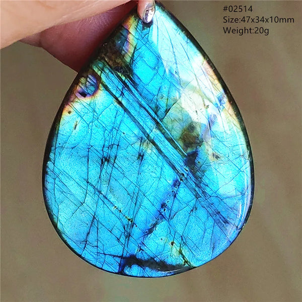 Blue Light Labradorite Pendant-ToShay.org