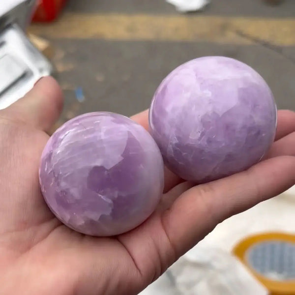 Purple Kunzite Ball-ToShay.org