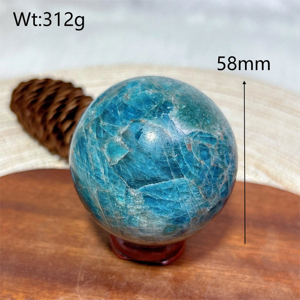 Blue Apatite Ball-ToShay.org