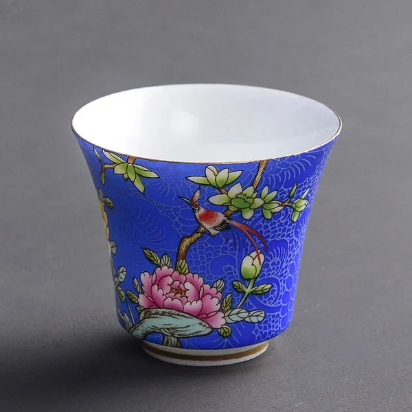 Enamel Porcelain Teacups-ToShay.org