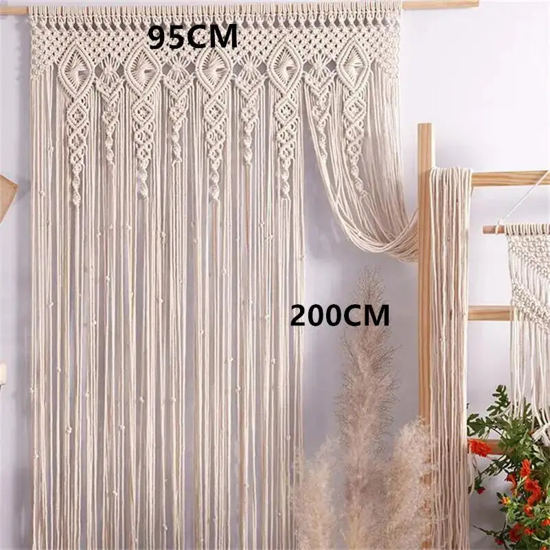 Macrame Door Curtain-ToShay.org