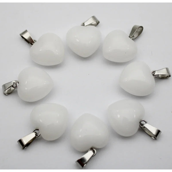 Mixed Quartz Agate Hearts-ToShay.org