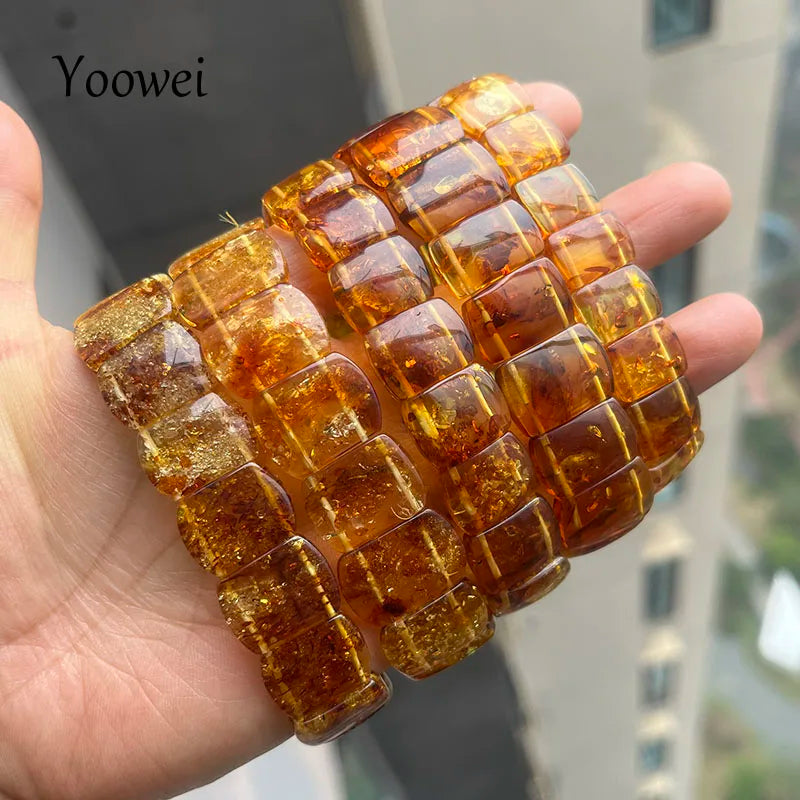 Yellow Amber Bracelet-ToShay.org