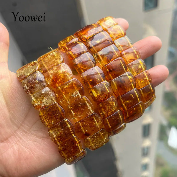 Yellow Amber Bracelet-ToShay.org