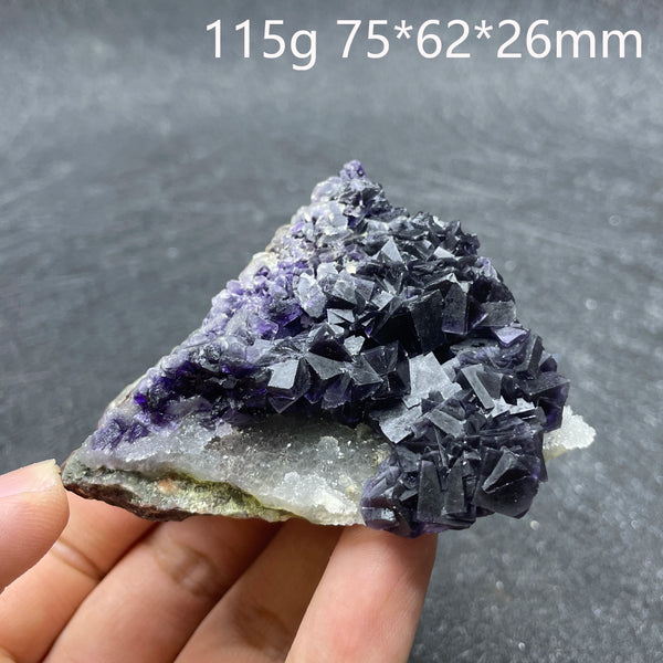 Purple Fluorite Crystal Cluster-ToShay.org