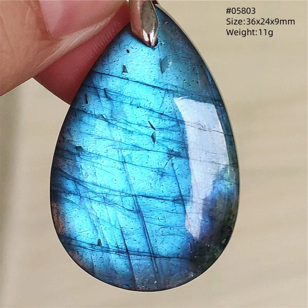 Blue Purple Labradorite Pendant-ToShay.org