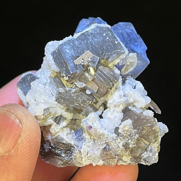 Blue Fluorite Crystal-ToShay.org