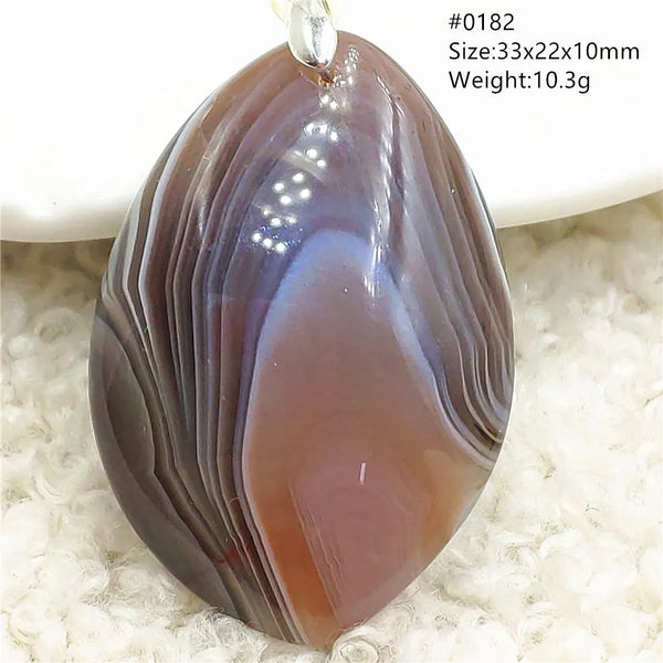 Grey Lace Agate Pendant-ToShay.org