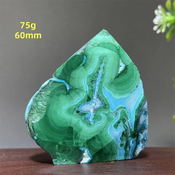Blue Chrysocolla Tower Stone-ToShay.org