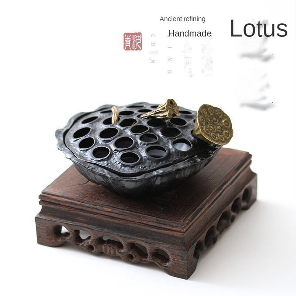 Lotus Seedpod Incense Burner-ToShay.org