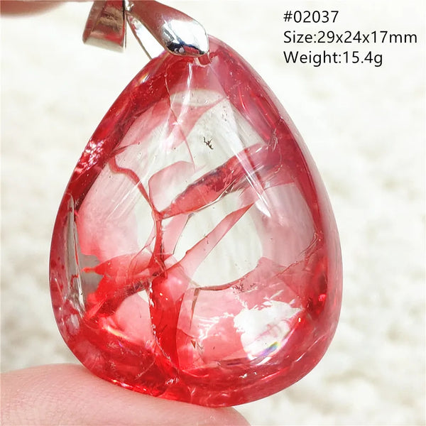 Red Limonite Quartz Pendant-ToShay.org