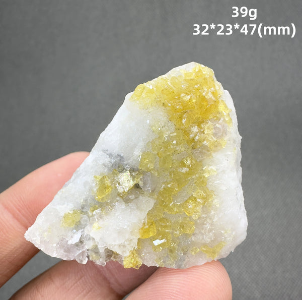 Yellow Barite Mineral Quartz-ToShay.org