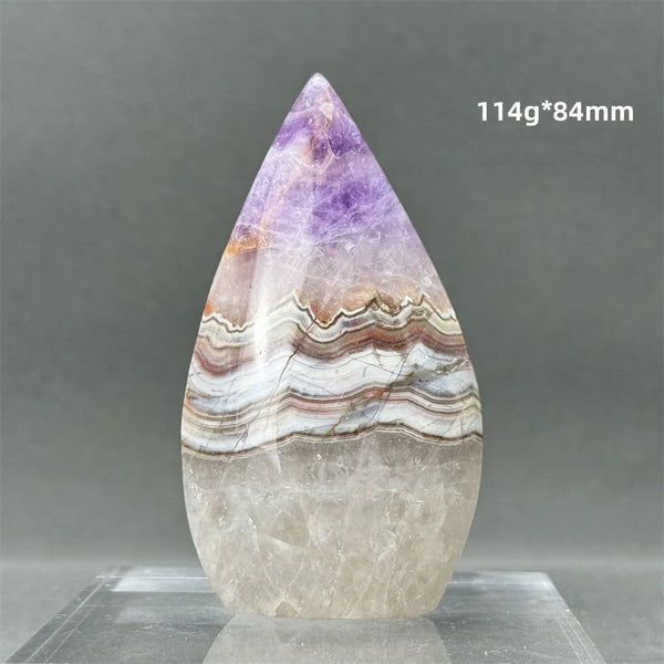 Purple Amethyst Agate Torch-ToShay.org