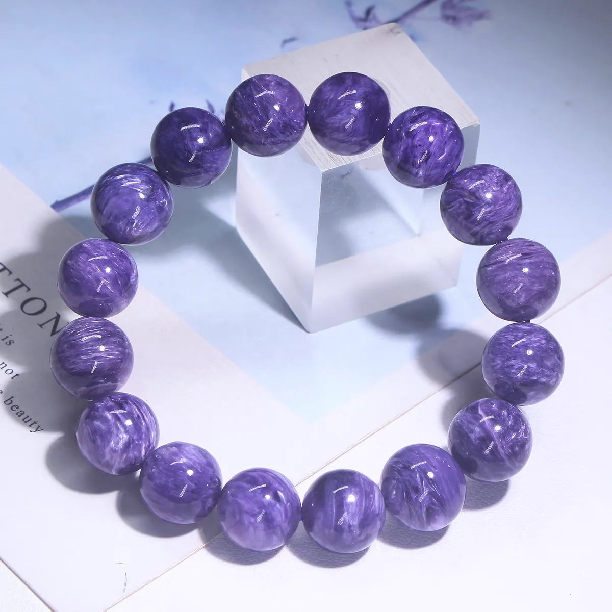 Purple Charoite Bracelet-ToShay.org