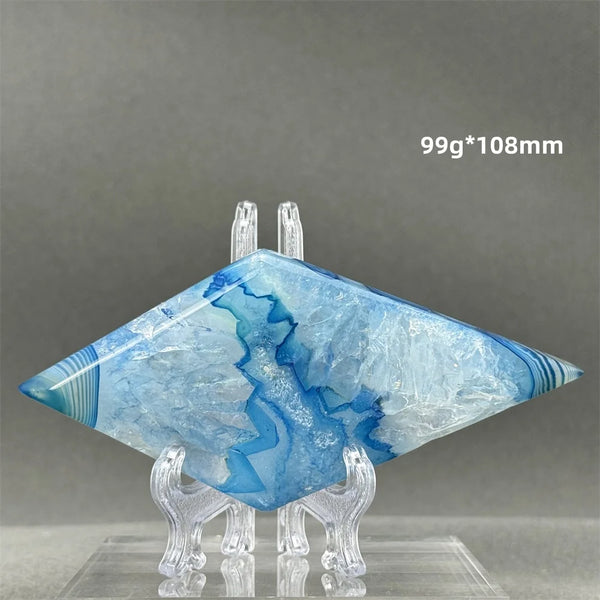 Blue Agate Rhombus-ToShay.org
