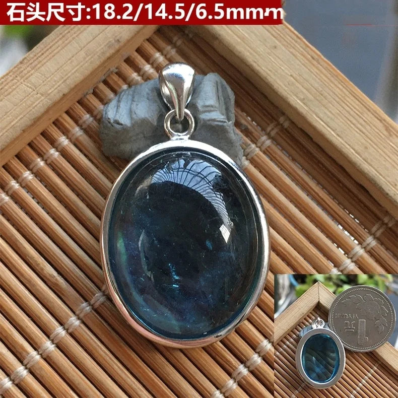 Blue Aquamarine Pendant-ToShay.org