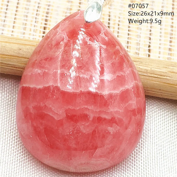 Red Rhodochrosite Pendant-ToShay.org