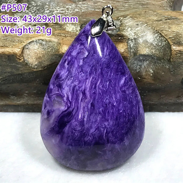 Purple Charoite Pendant-ToShay.org