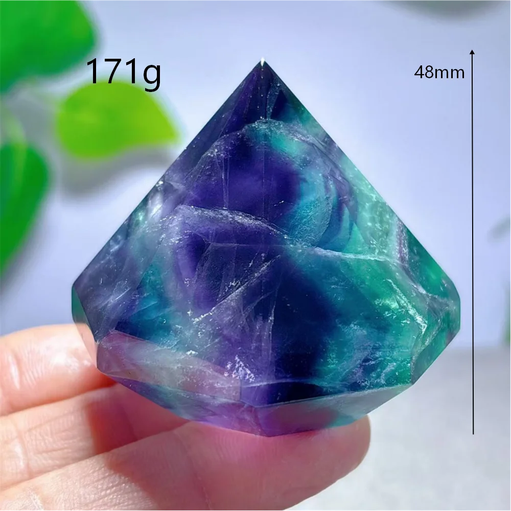 Rainbow Fluorite Diamond-ToShay.org