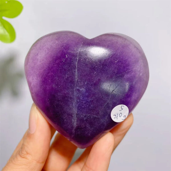 Rainbow Fluorite Hearts-ToShay.org