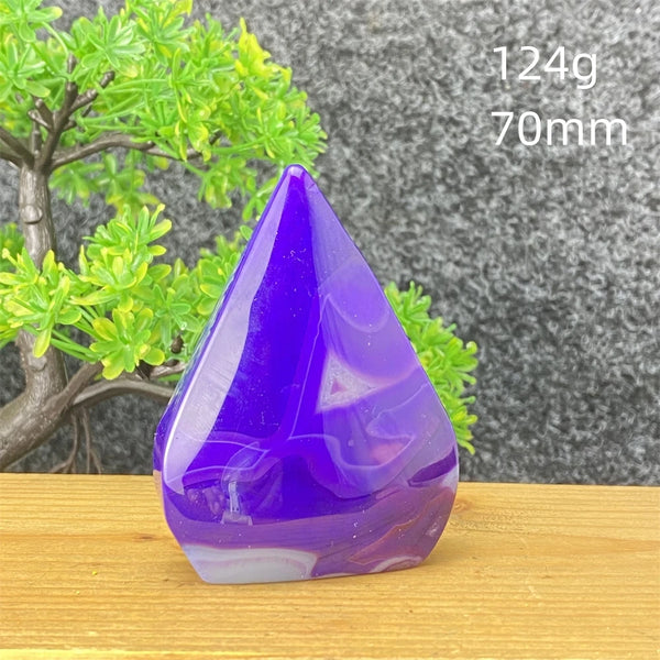 Purple Agate Torch-ToShay.org