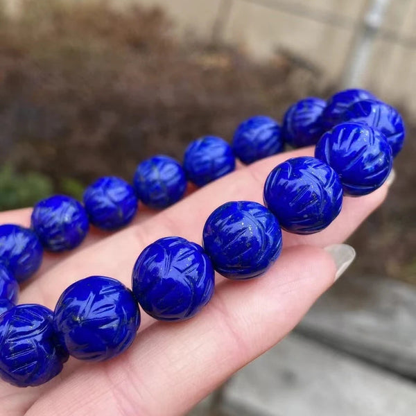 Blue Lapis Lazuli Bracelet-ToShay.org