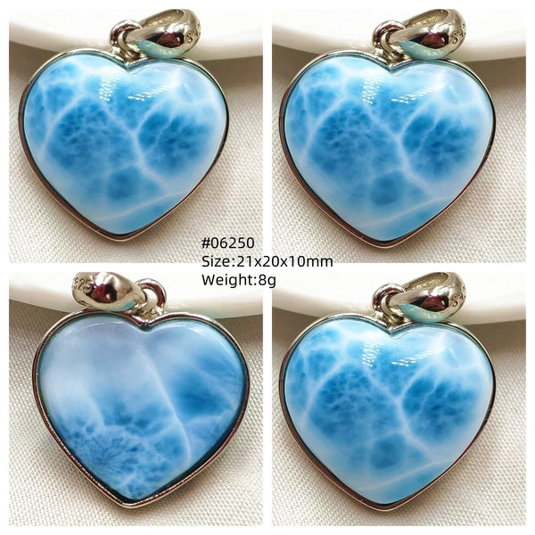 Blue Larimar Pendant-ToShay.org