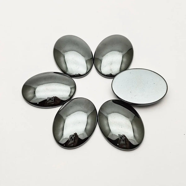 Black Hematite Cabochon-ToShay.org