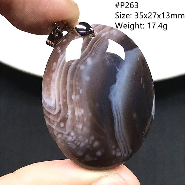 Black Lace Agate Pendant-ToShay.org