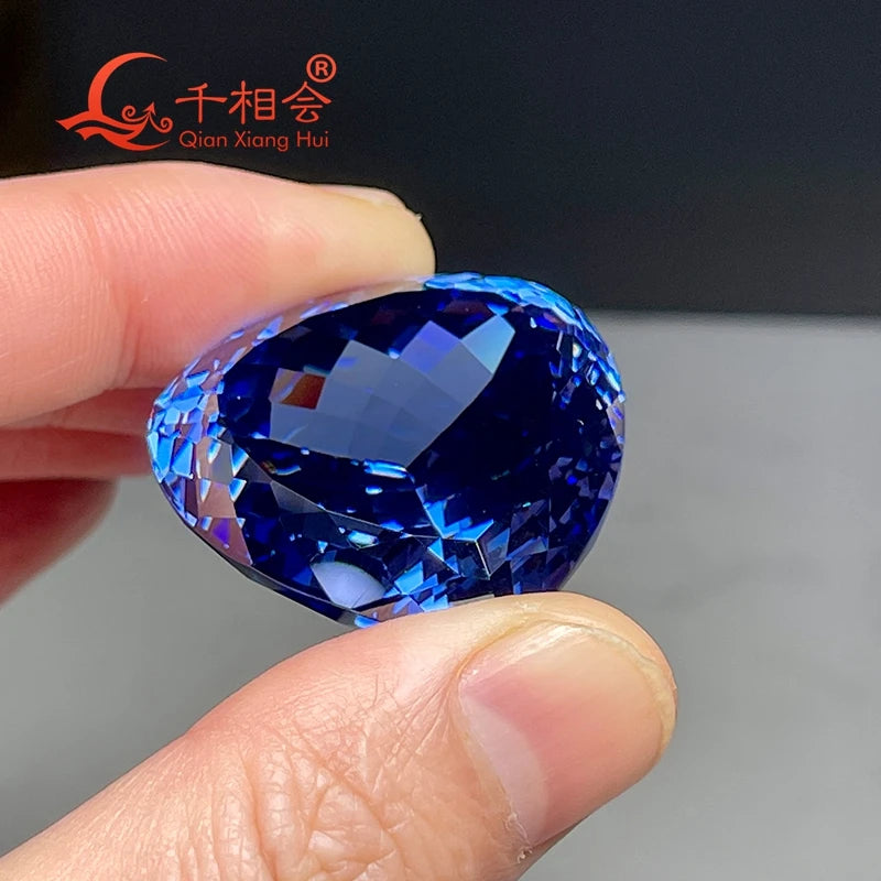 Blue Cubic Zirconia Gem-ToShay.org