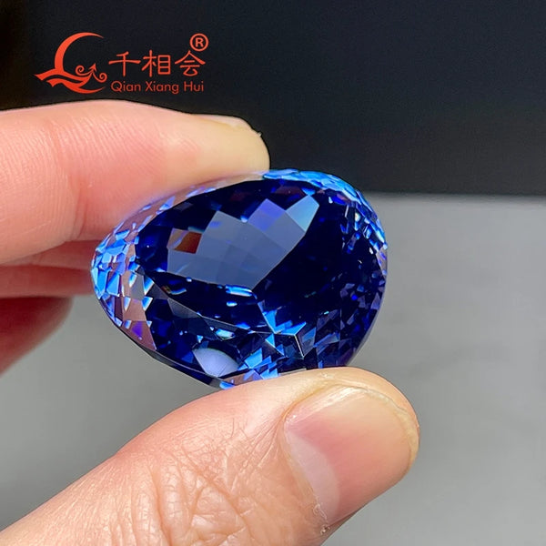 Blue Cubic Zirconia Gem-ToShay.org