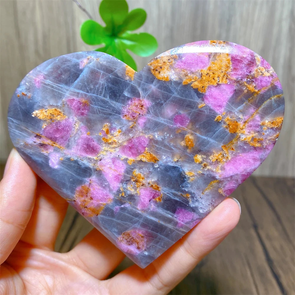 Pink Unicorn Tourmaline Heart-ToShay.org