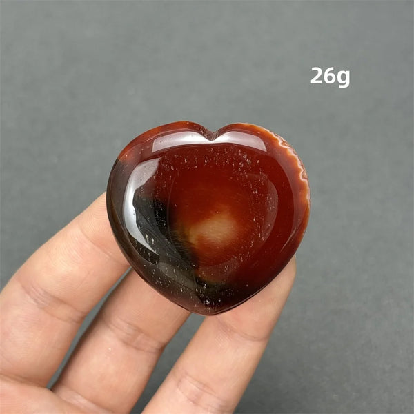 Orange Carnelian Heart-ToShay.org