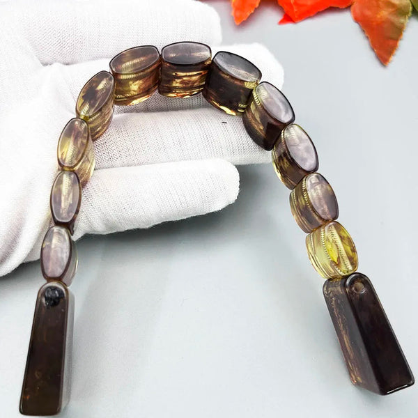 Yellow Amber Prayer Beads-ToShay.org