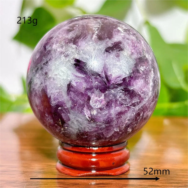Purple Lepidolite Ball-ToShay.org