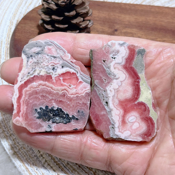 Pink Rhodochrosite Slab-ToShay.org