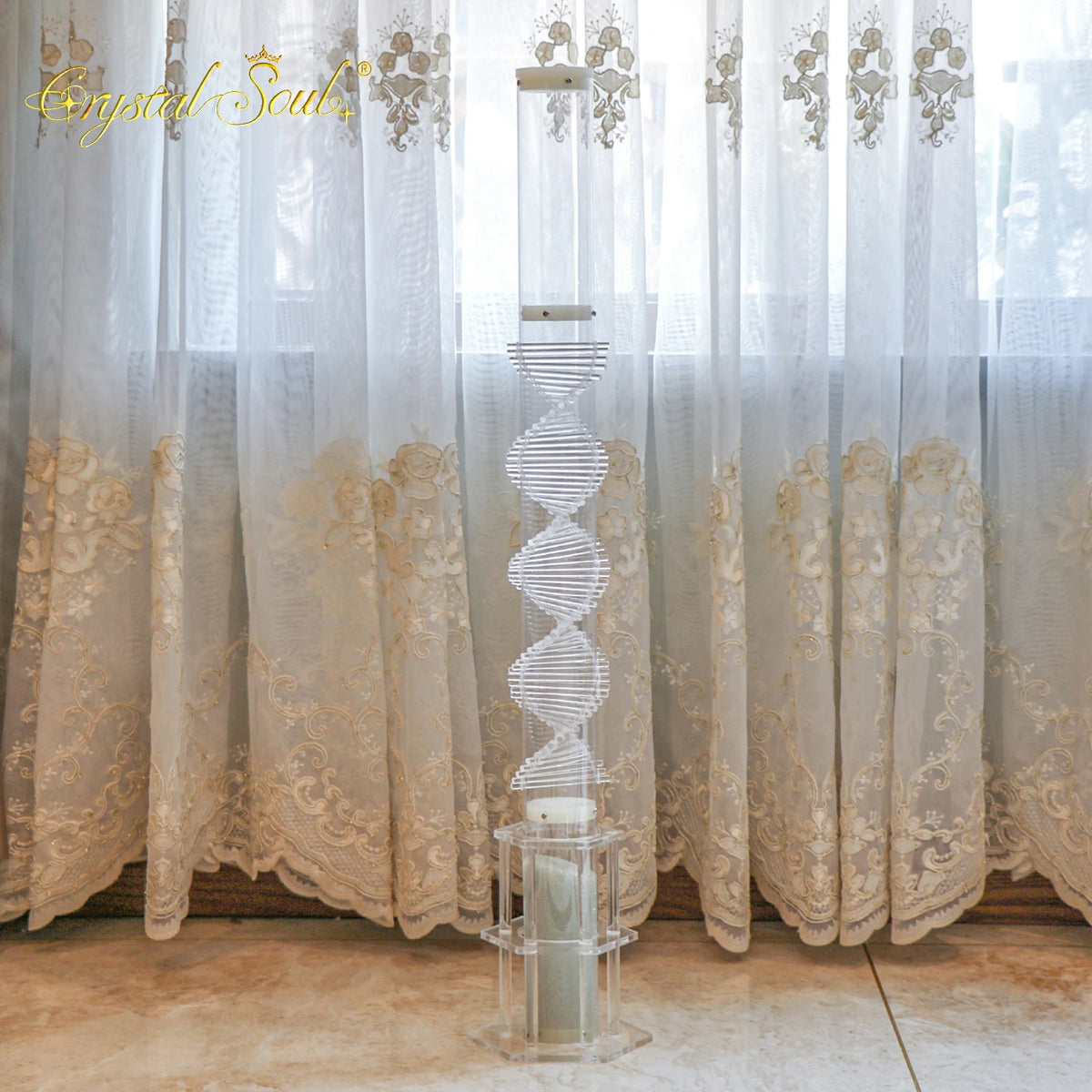 Clear Crystal Rain Sticks-ToShay.org