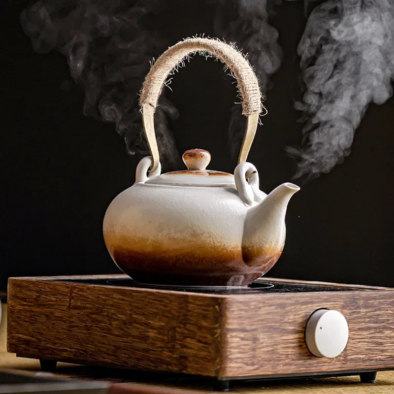 Painted Ceramic Tea Pot-ToShay.org