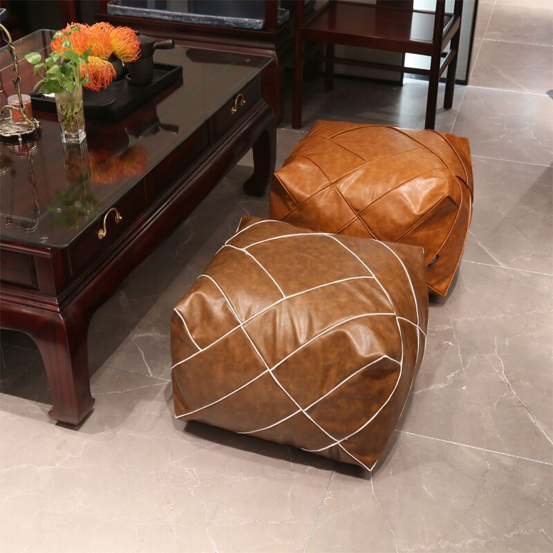 Moroccan Footstool Cover-ToShay.org